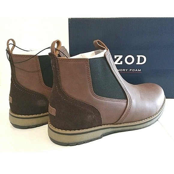 Izod Men's Jacob Chukka Boot - Casual Synthetic Leather Boot With Memory Foam Insole